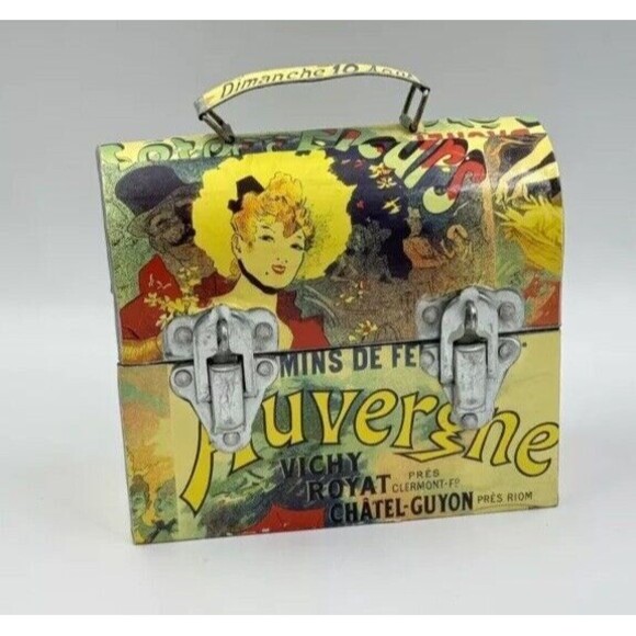 Vintage Galvanized Tin Storage Lunch Box by The MacBeth Collection - Picture 13 of 17